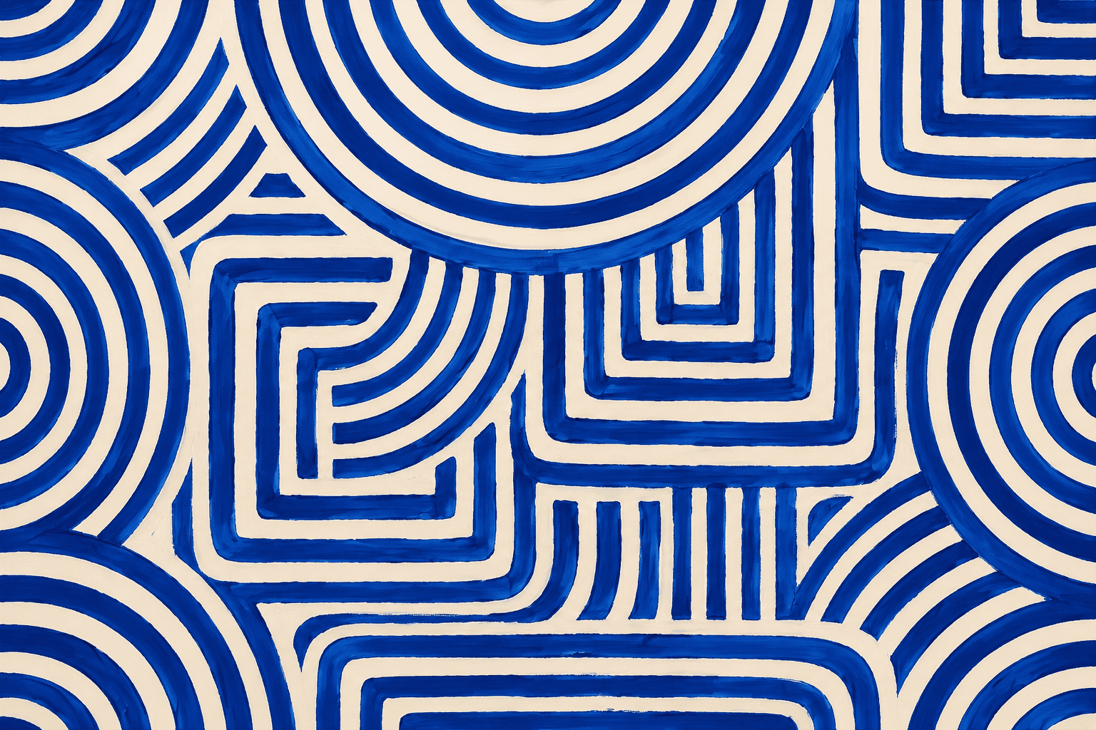 Preview of Cobalt Labyrinth inside the frame