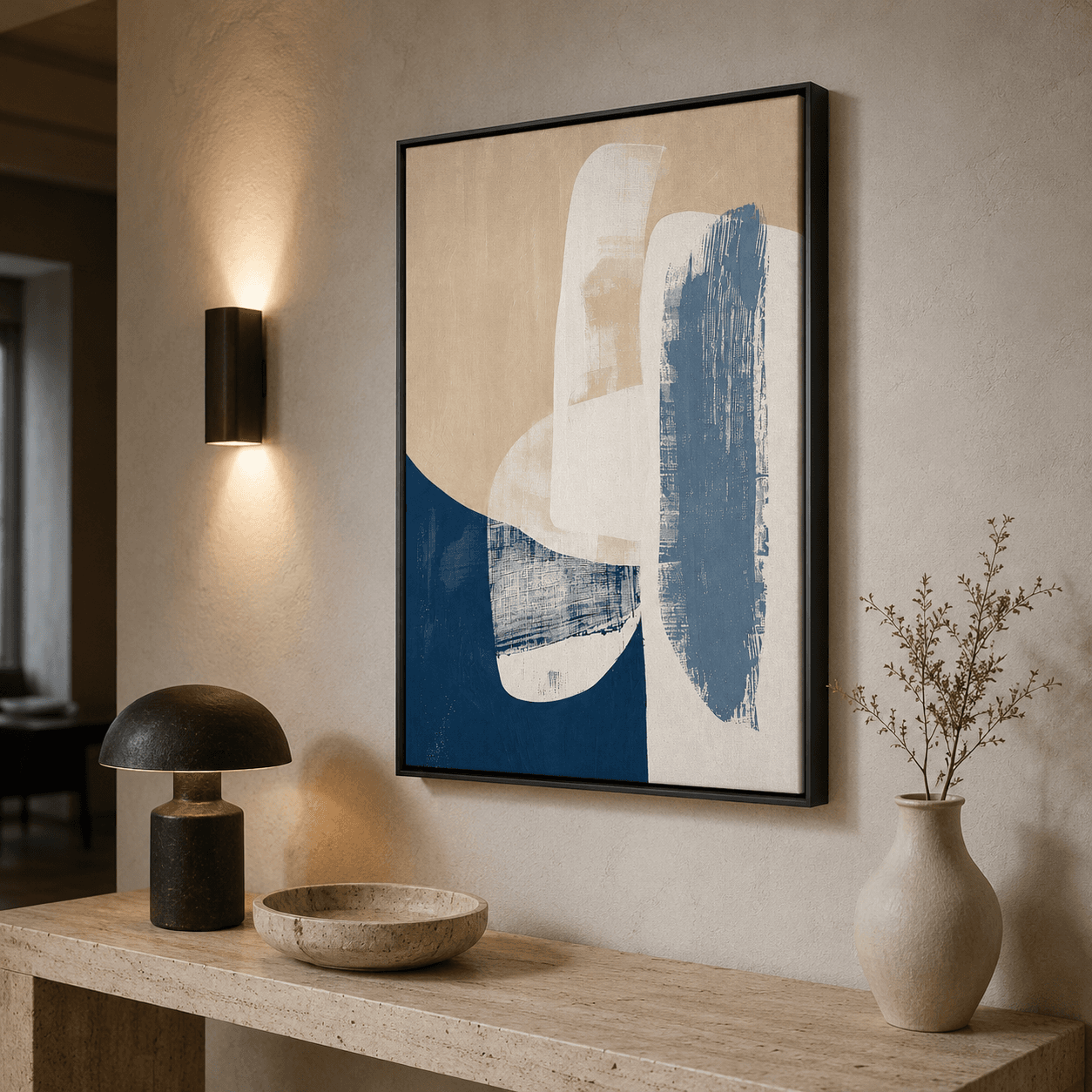 Neutral Blue Stillness