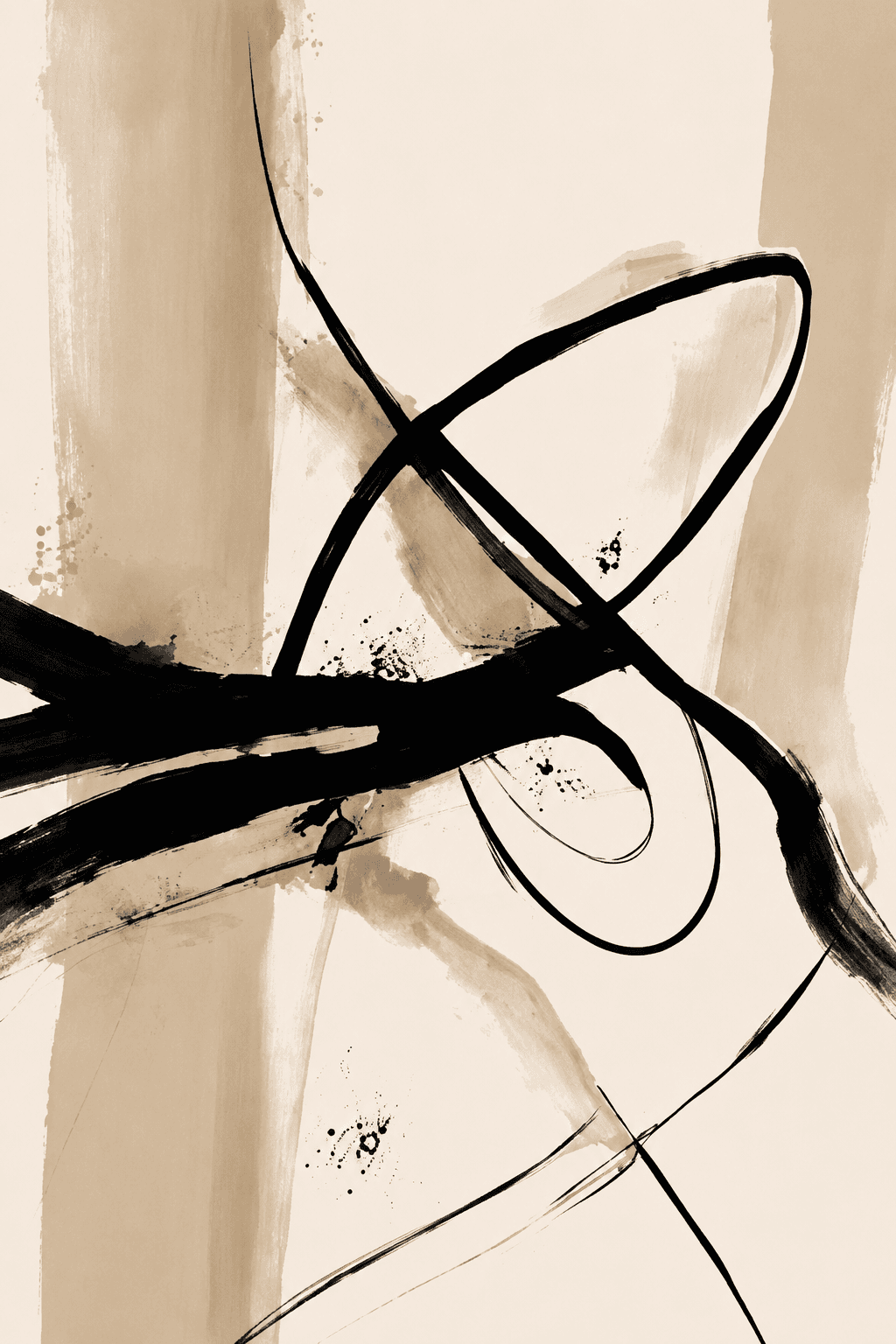 Preview of Warm Ink Rhythm inside the frame