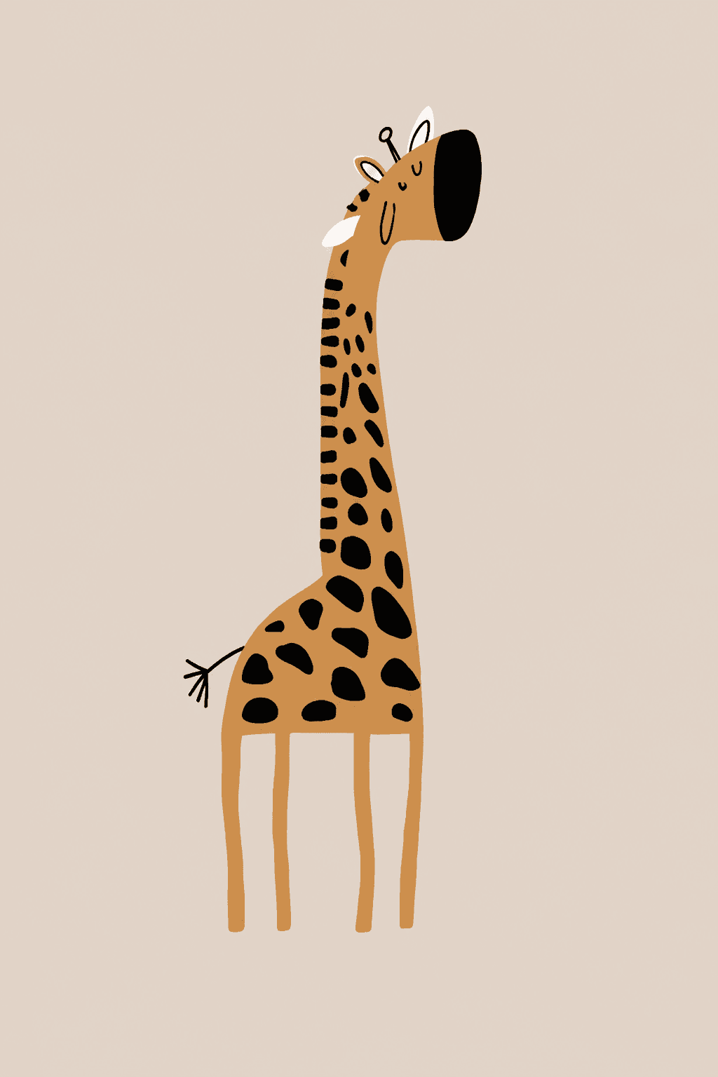 Preview of Quiet Safari Friends inside the frame