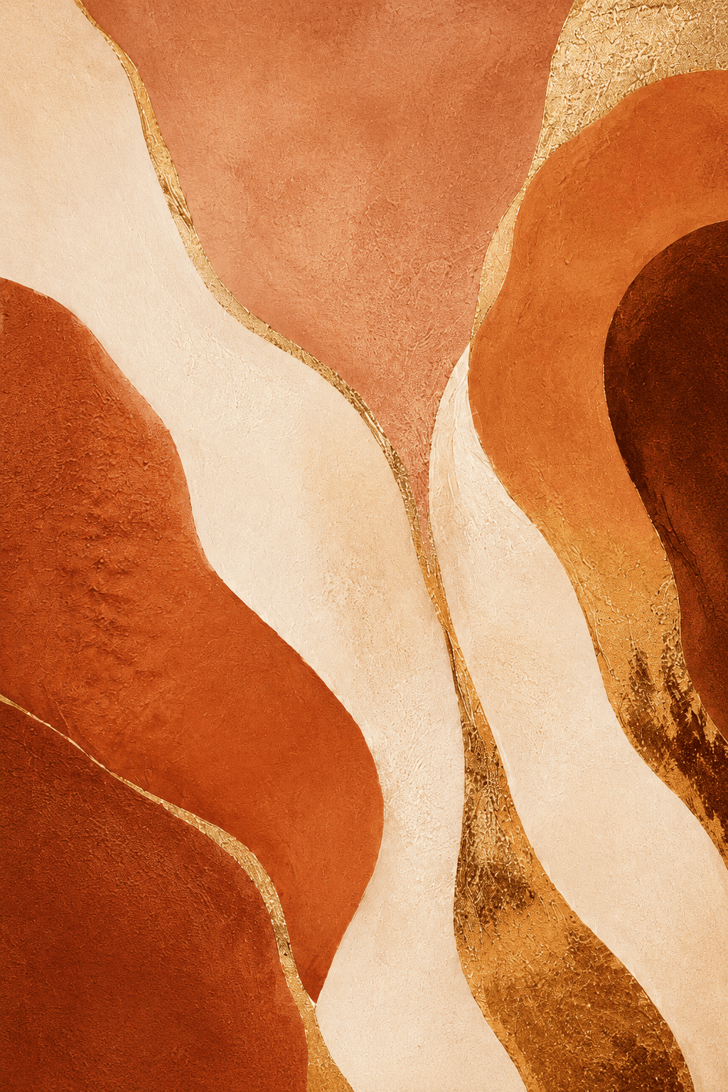 Preview of Golden Clay Veins inside the frame
