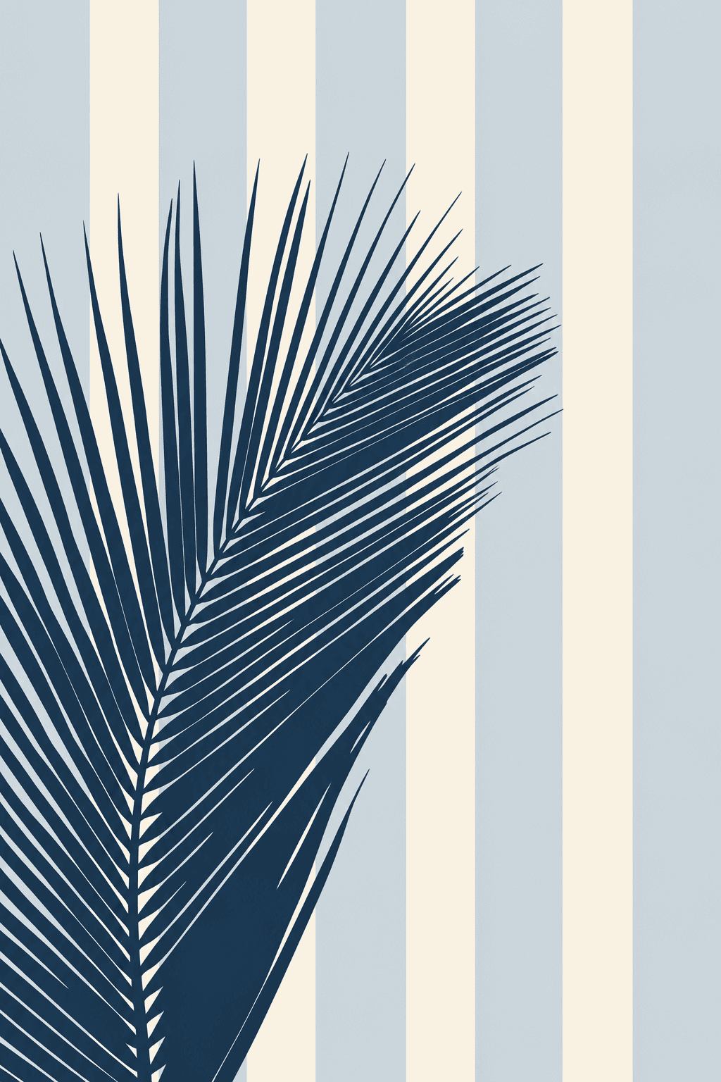 Preview of Blue Palm Breeze inside the frame