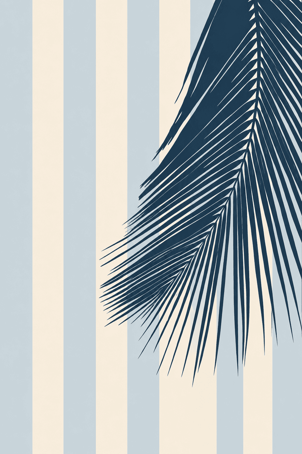 Preview of Blue Palm Breeze inside the frame