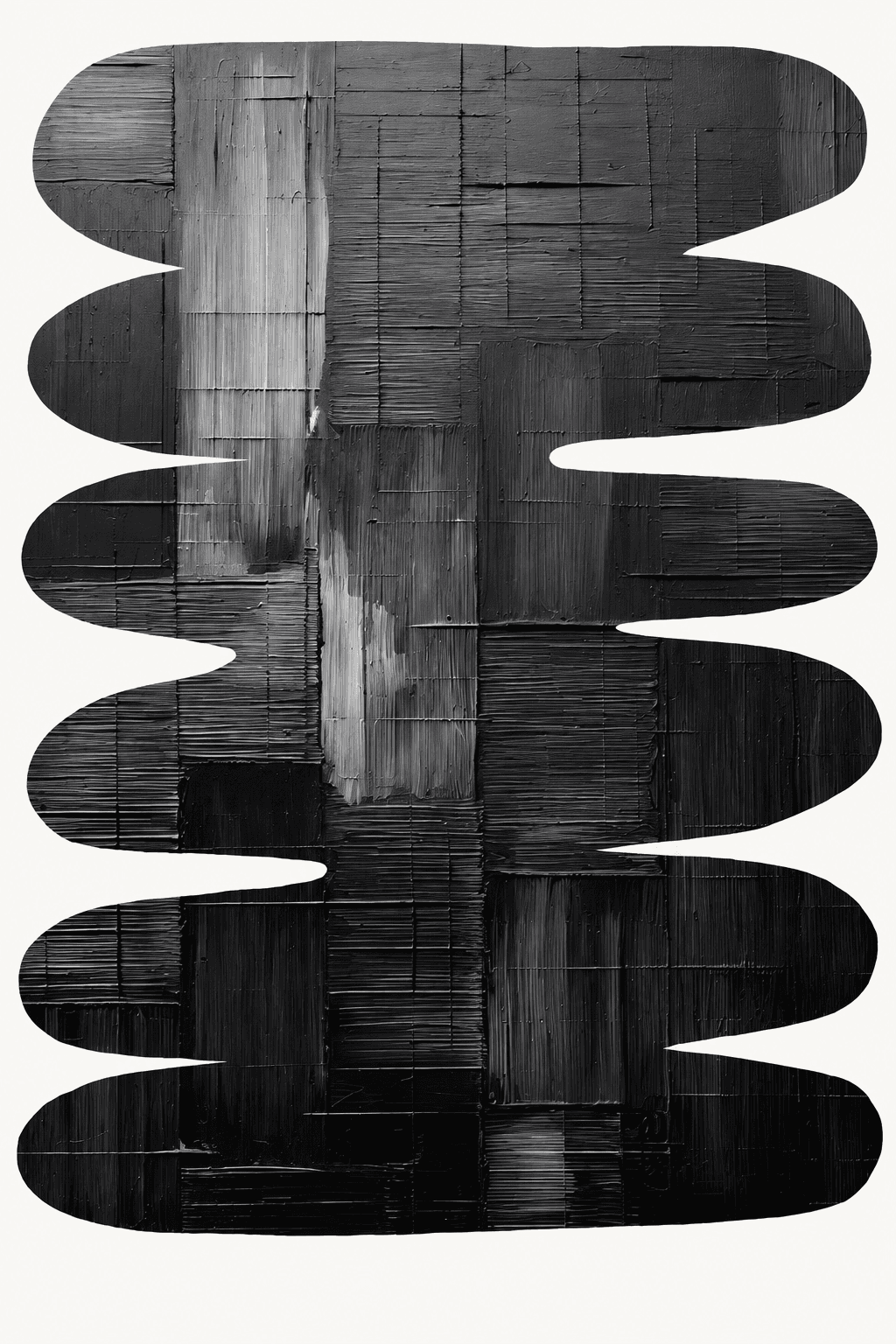 Preview of Quiet Charcoal Rhythm inside the frame