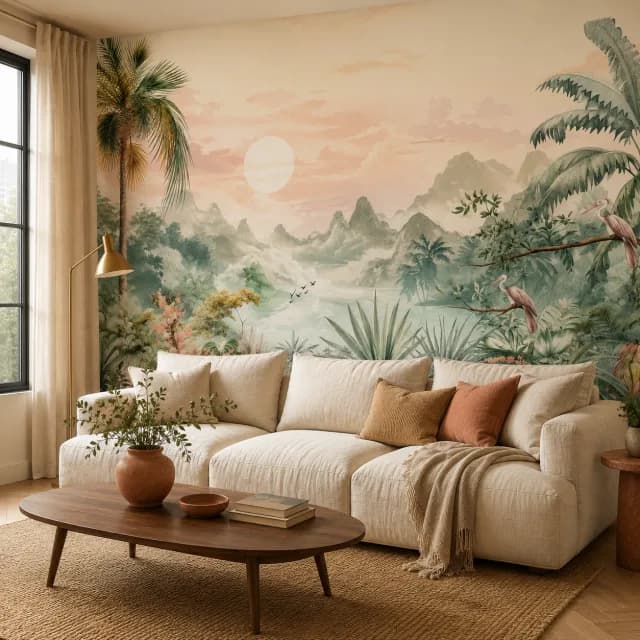 Pastel Tropical Vista