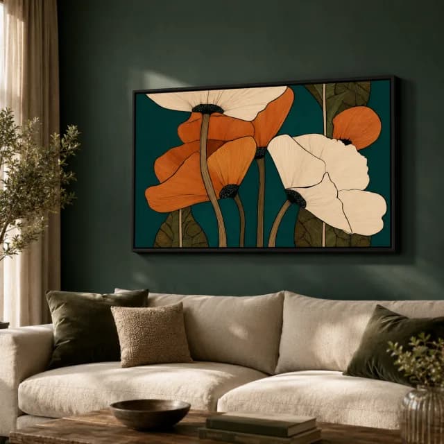 Warm Teal Garden