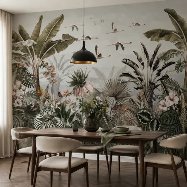 Luxury Tropical Flamingo