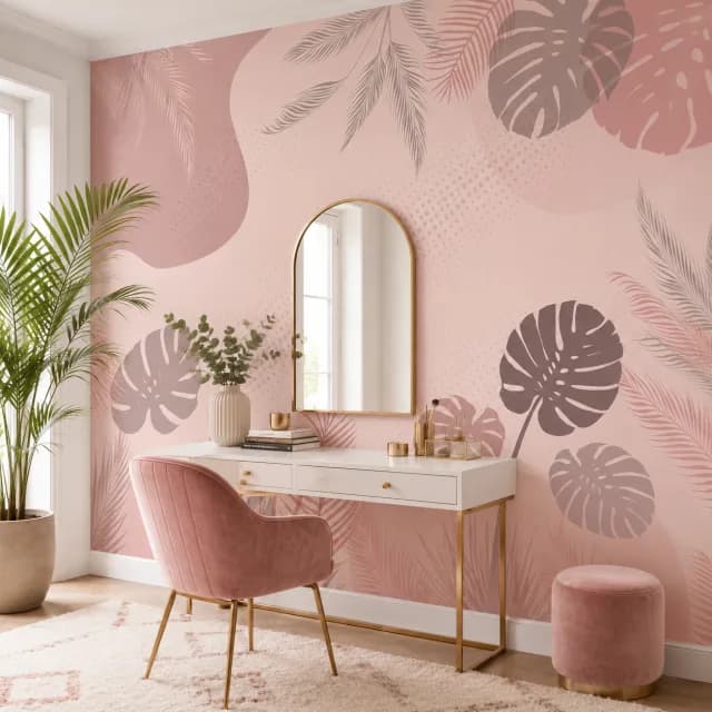WB316 Soft Pink Botanical