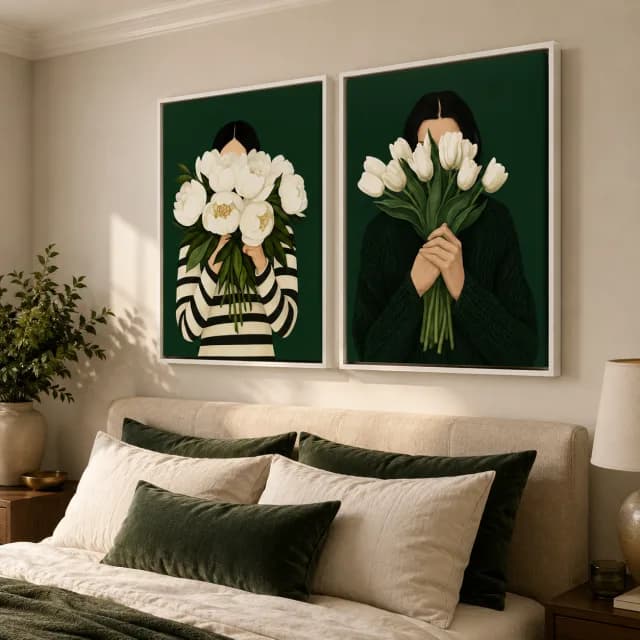 Emerald Floral Whisper