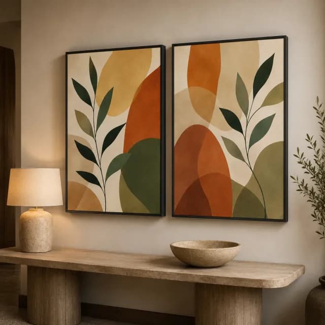 Warm Clay Leaves