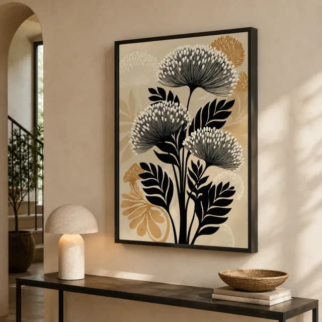 Ivory Shadow Blooms