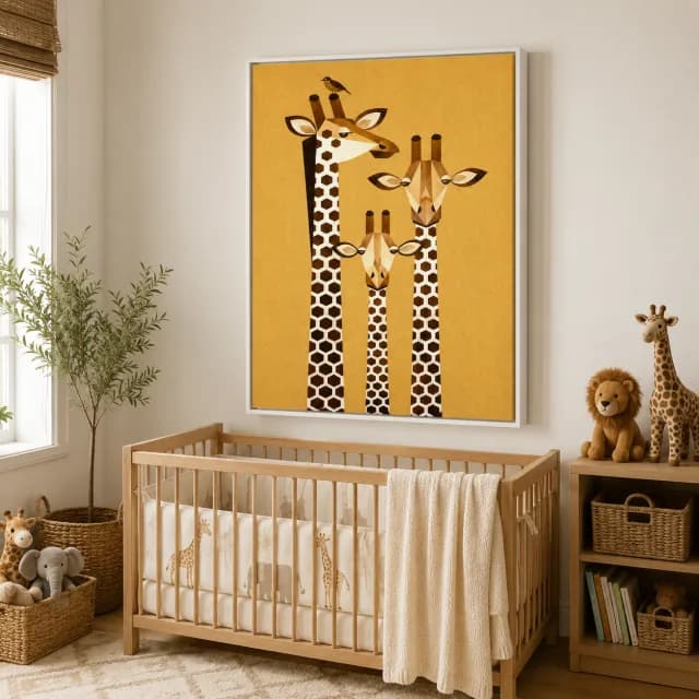 Golden Giraffe Family
