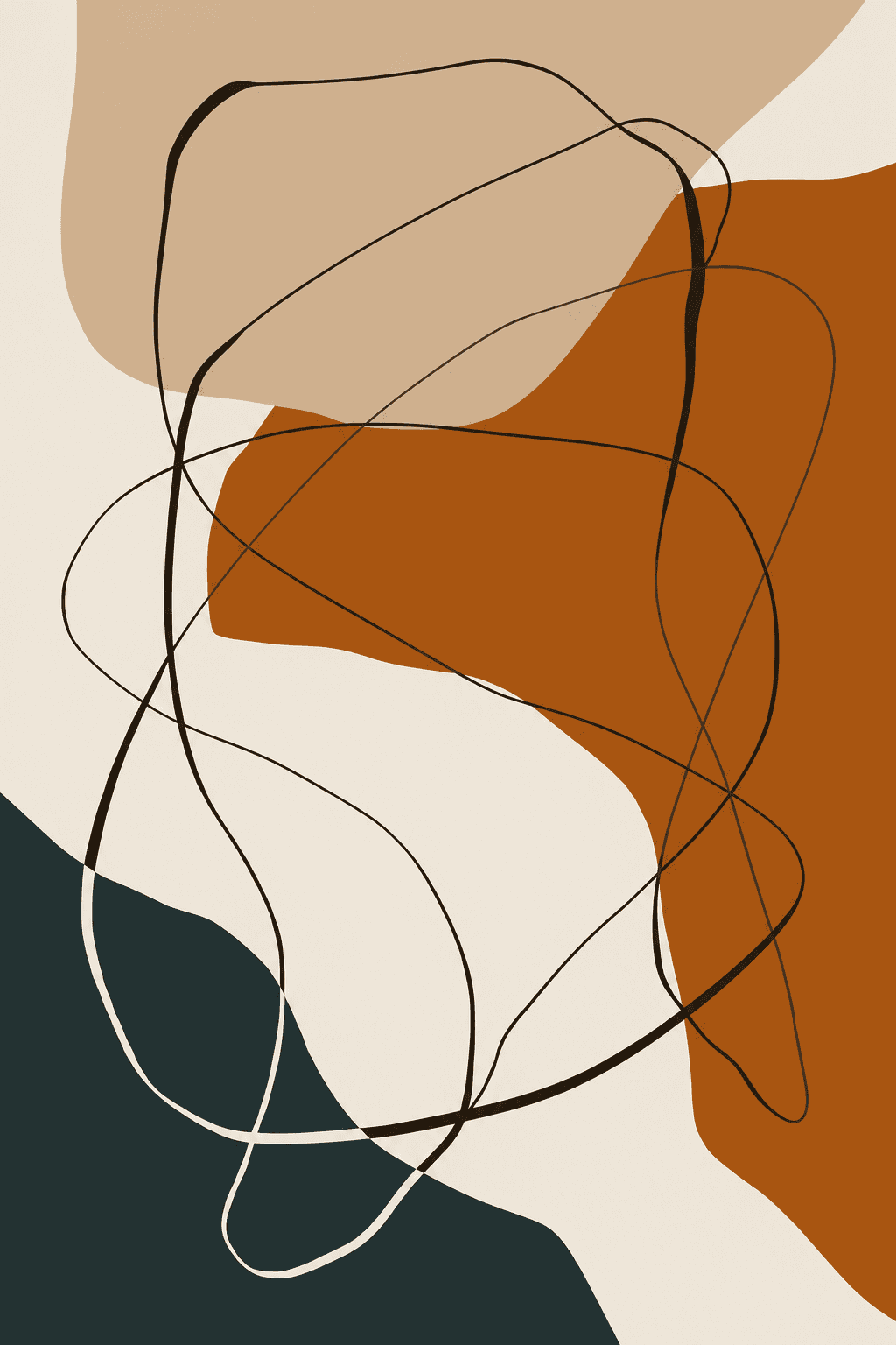 Preview of Warm Contour Drift inside the frame