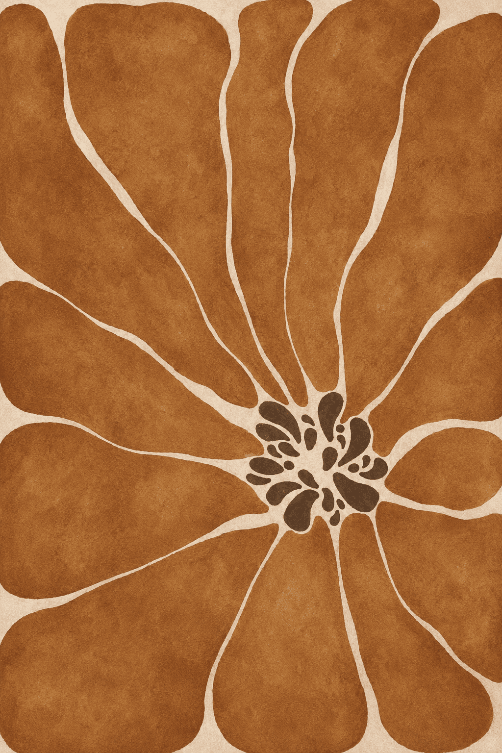 Preview of Warm Clay Bloom inside the frame