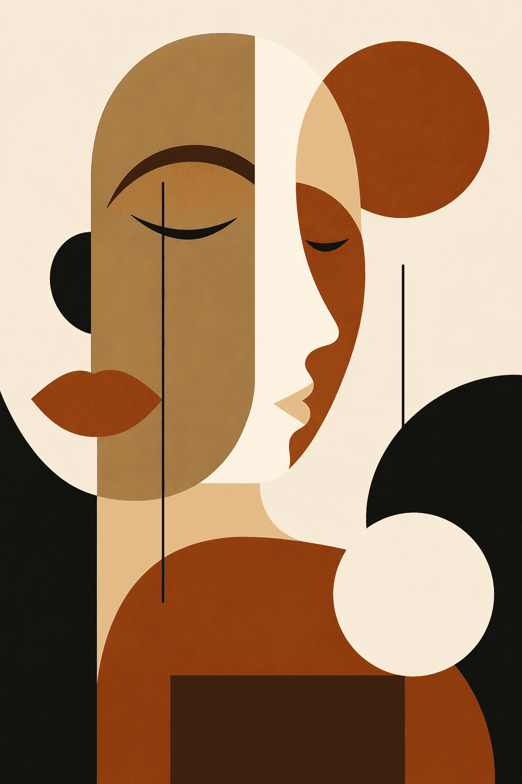 Preview of Two Faces in Warm Orbit inside the frame