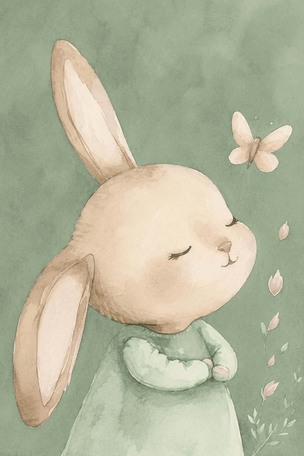 Preview of Quiet Bunny Garden inside the frame