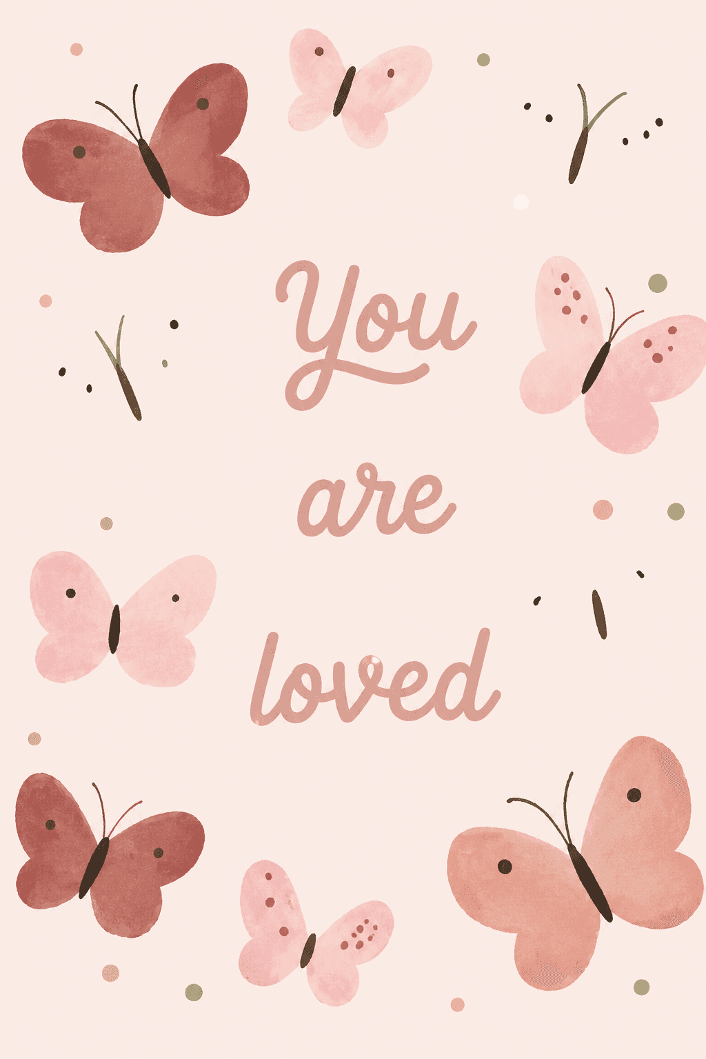 Preview of Little Hearts Love You inside the frame