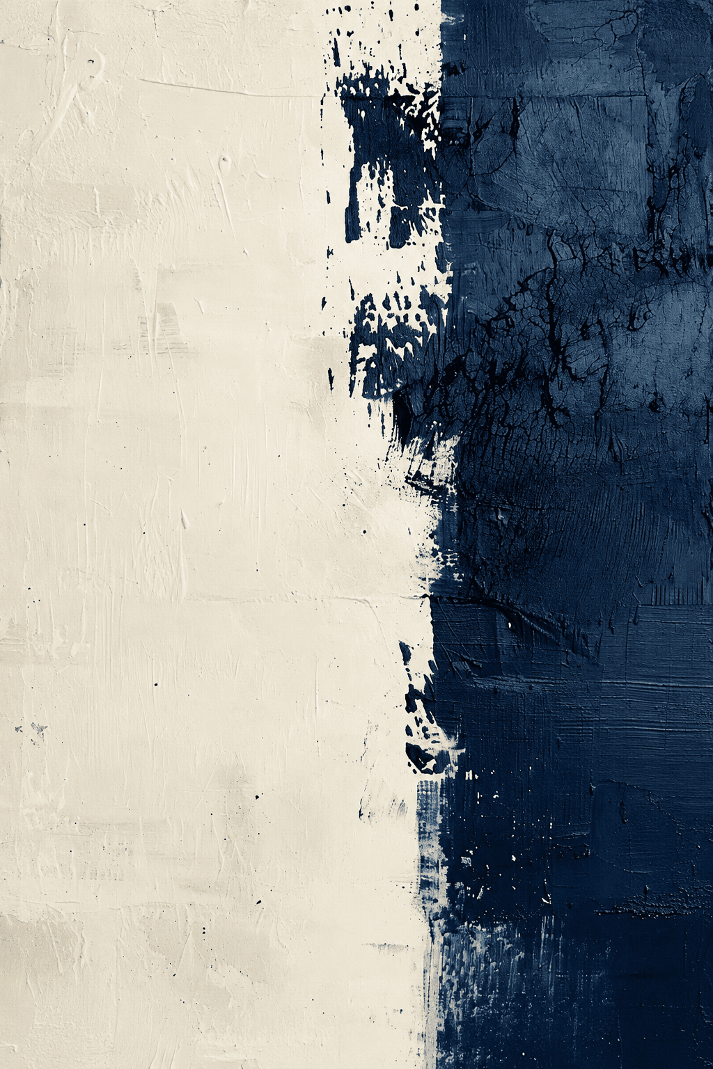 معاينة تصميم حافة الحبر الأزرق داخل الفريم