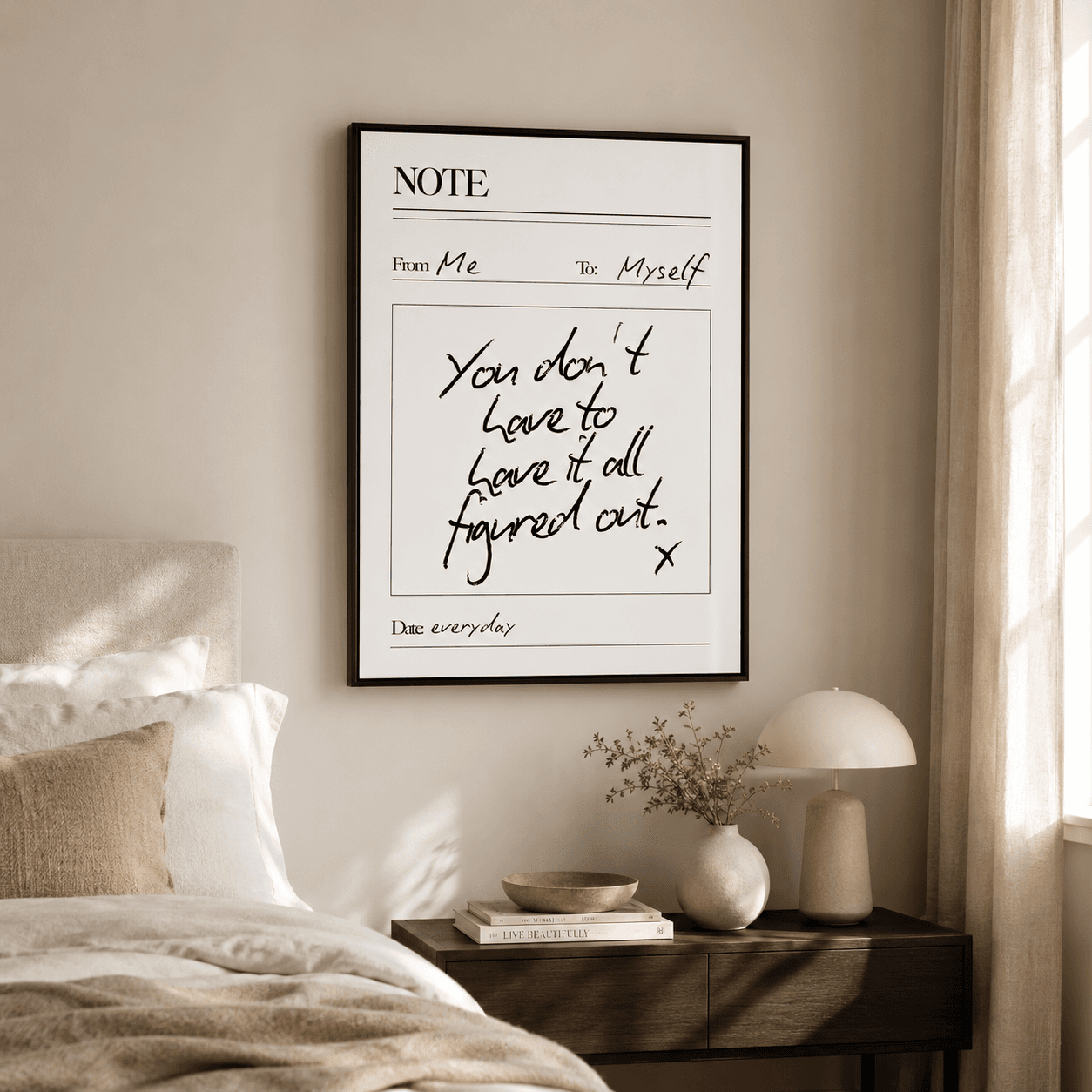 A Note to Myself