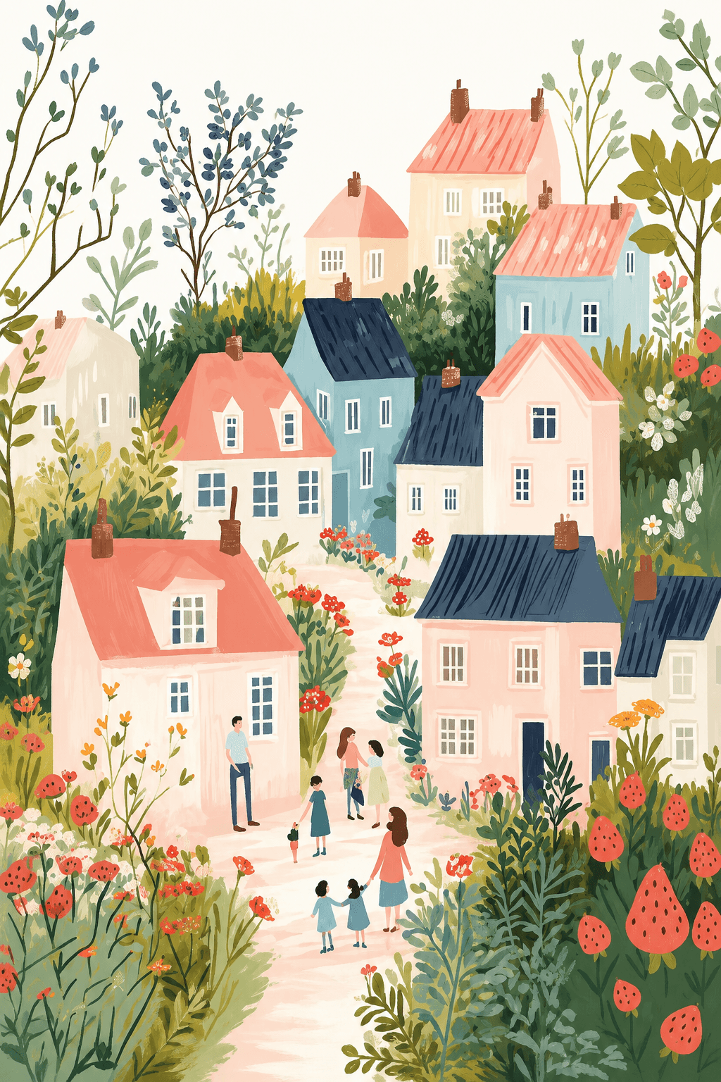 Preview of Little Storybook Village inside the frame