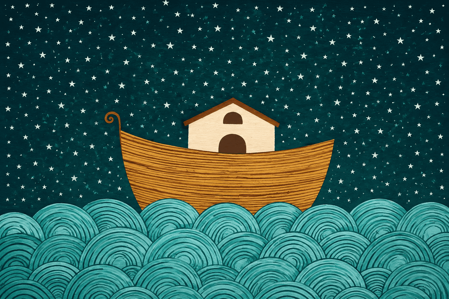 Preview of Quiet Journey Under Stars inside the frame