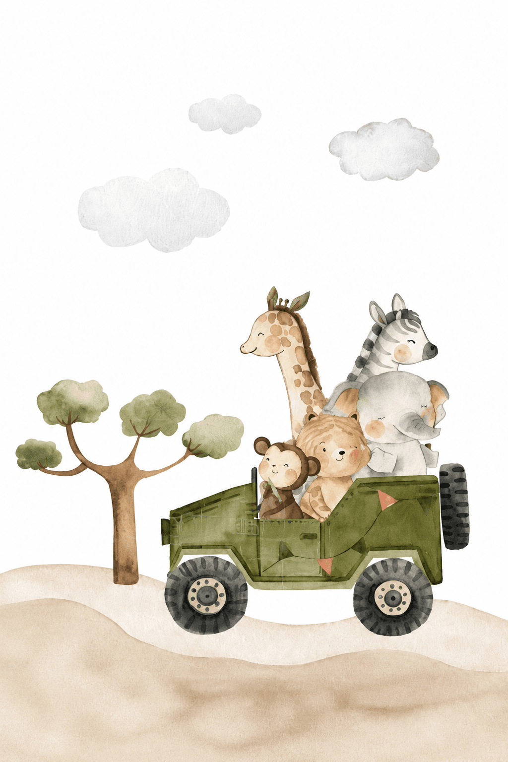 Preview of Safari Journey Above the Clouds inside the frame