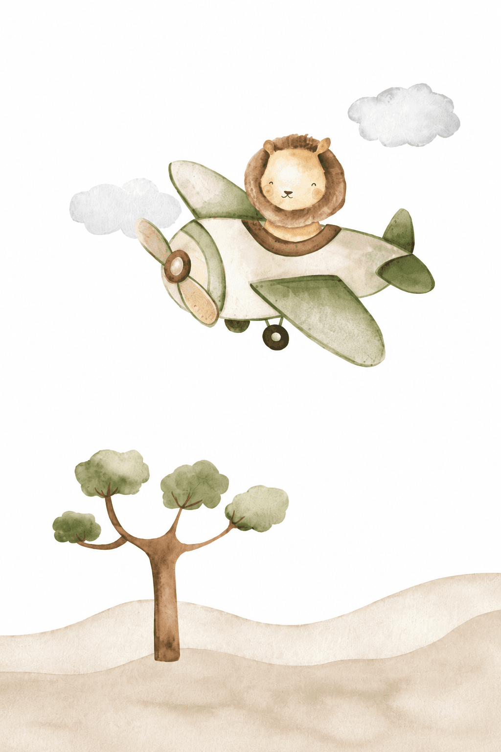 Preview of Safari Journey Above the Clouds inside the frame