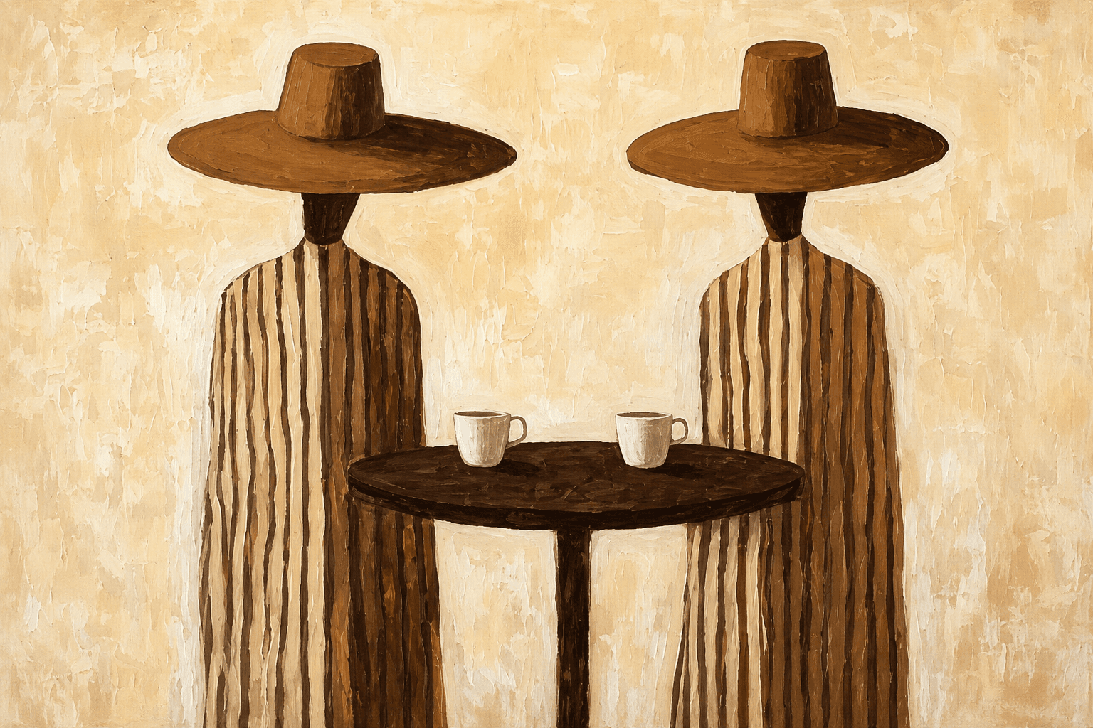 Preview of Quiet Coffee Meeting inside the frame