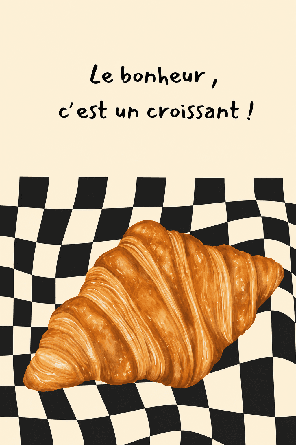 Preview of Croissant Happiness inside the frame