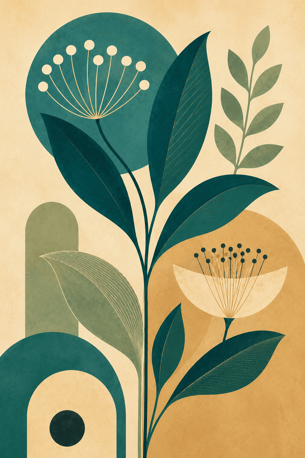 Preview of Silent Garden Geometry inside the frame