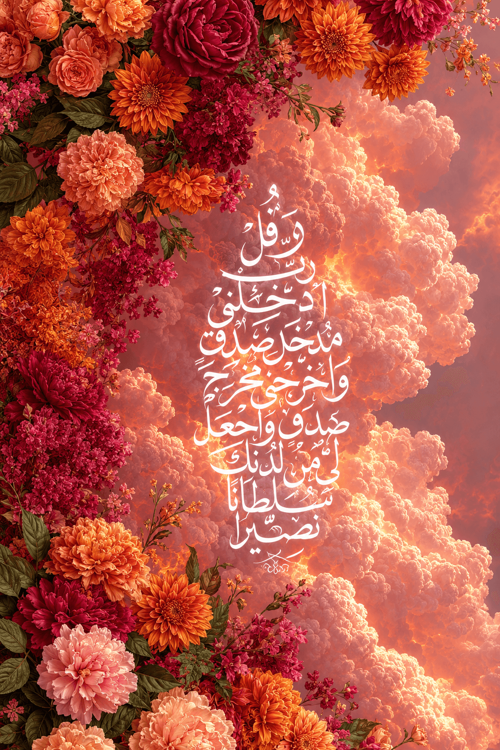 Preview of Sunset Bloom Prayer inside the frame