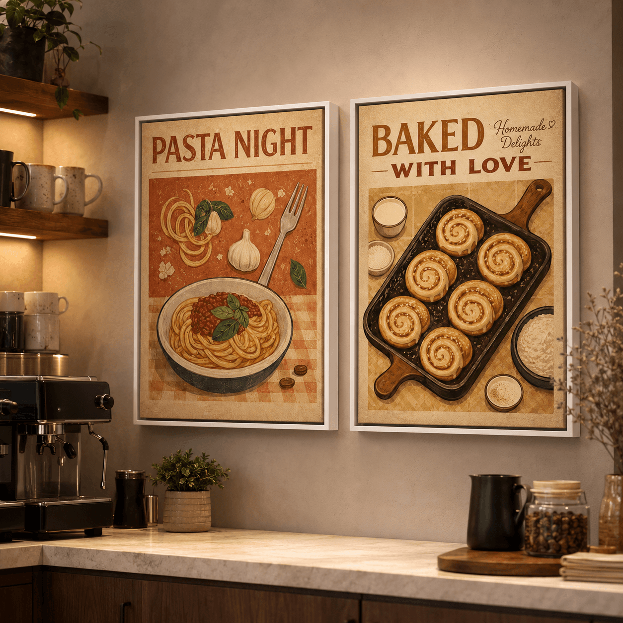 Pasta Night & Baked Love