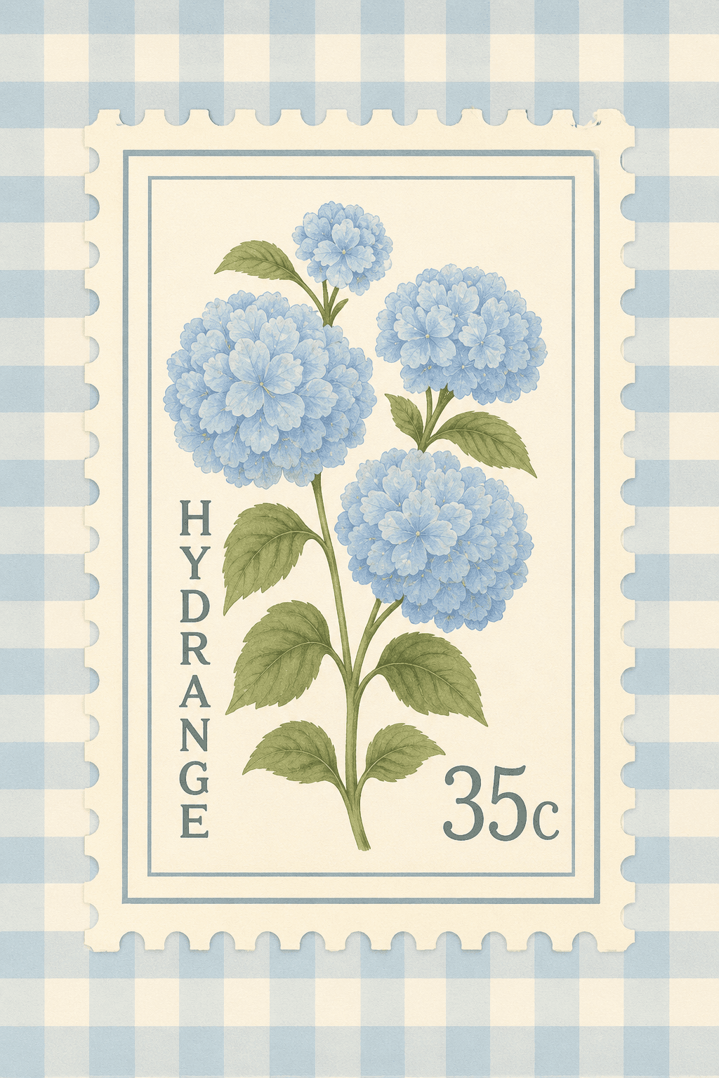 Preview of Quiet Blue Garden inside the frame