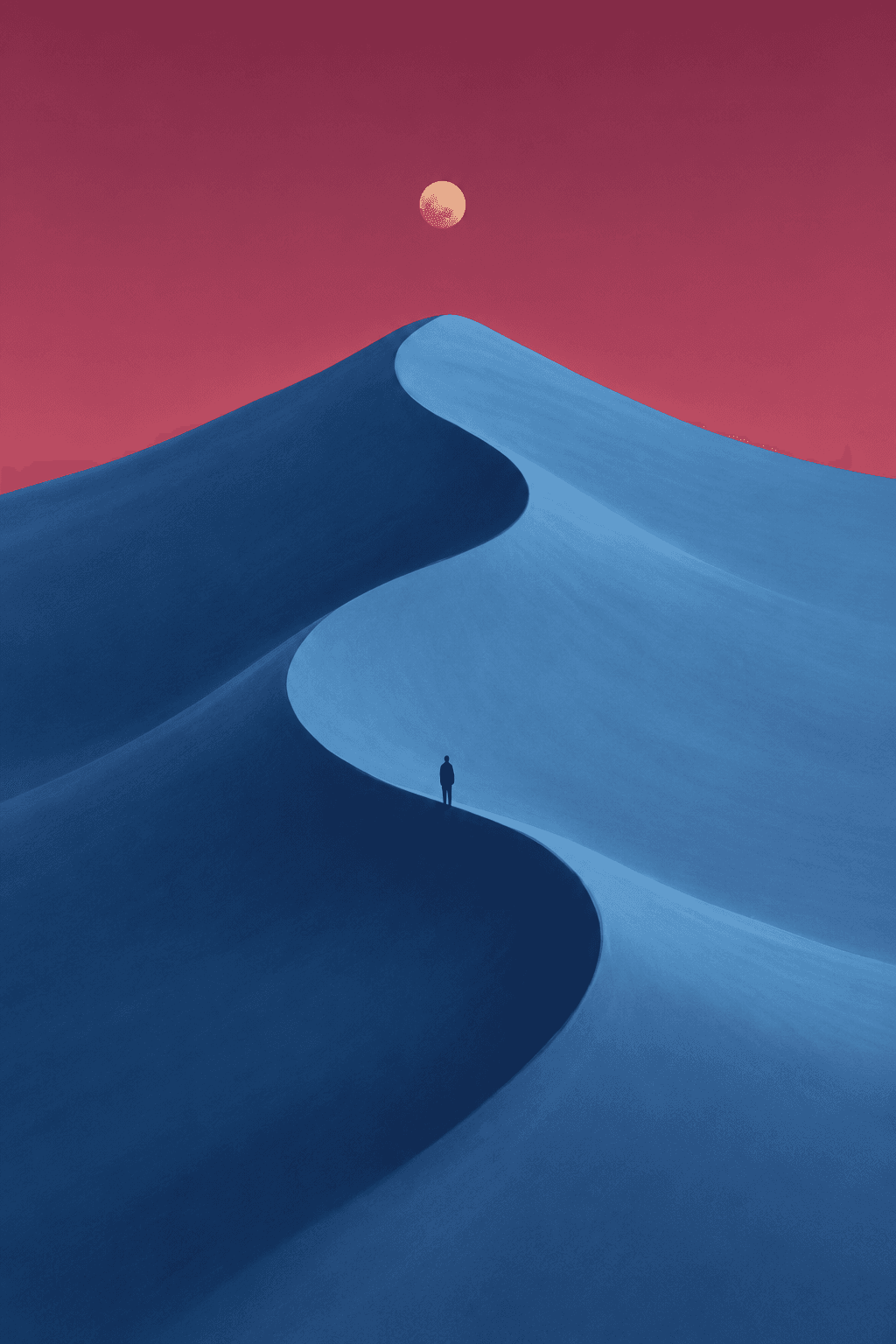 معاينة تصميم ظل فوق الكثبان داخل الفريم