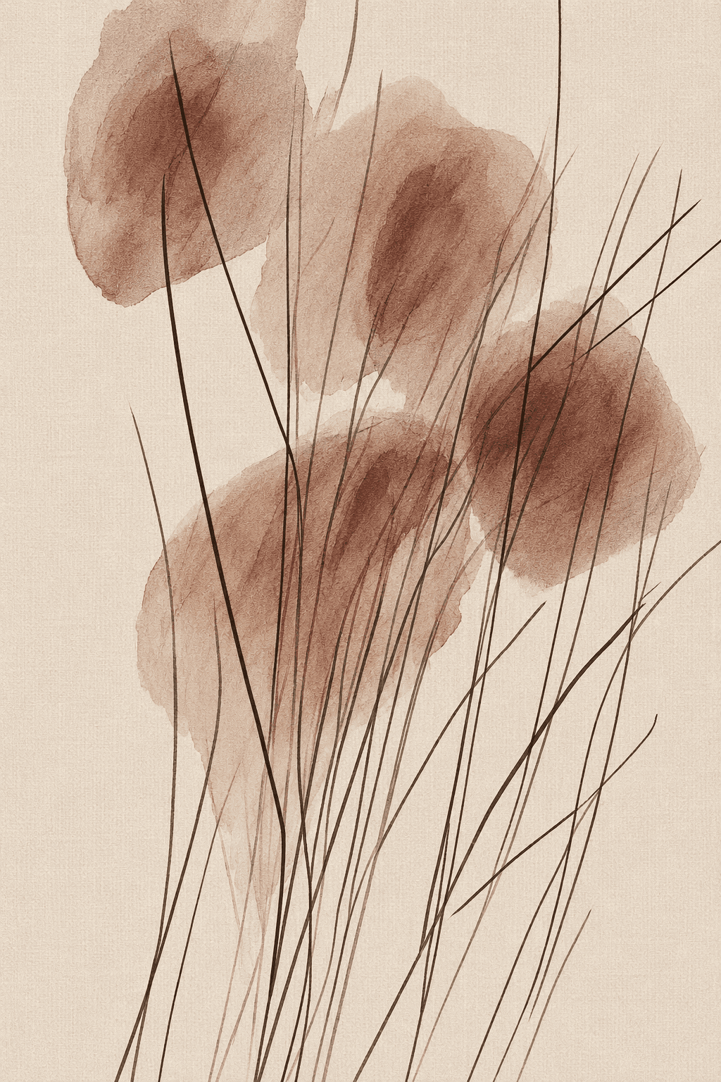 Preview of Watercolor Stem Whisper inside the frame
