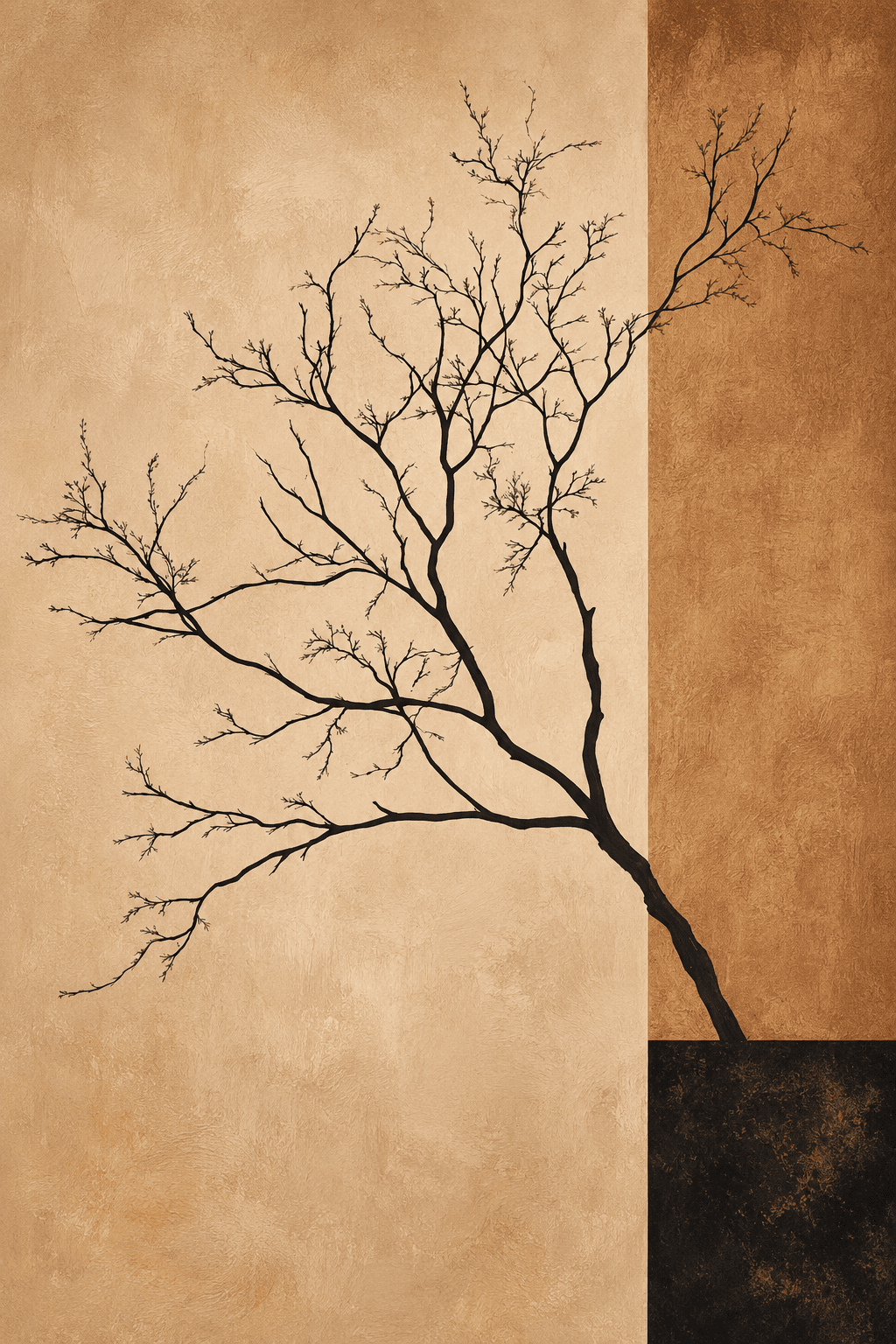 Preview of Quiet Tree Silhouette inside the frame