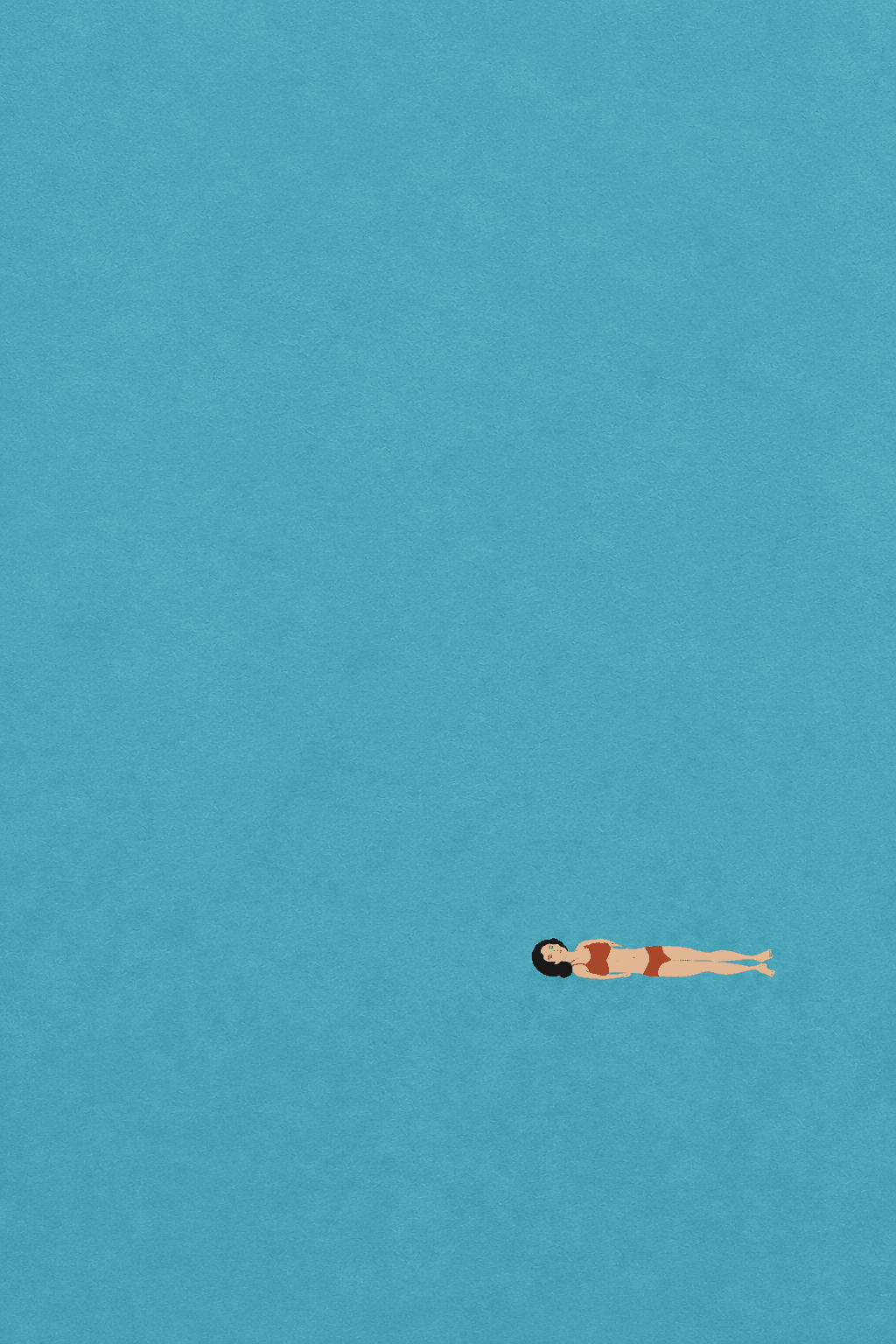 Preview of Swimmers Between Color and Calm inside the frame