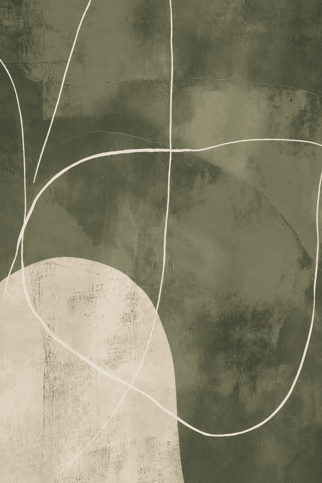 Preview of Quiet Olive Rhythm inside the frame
