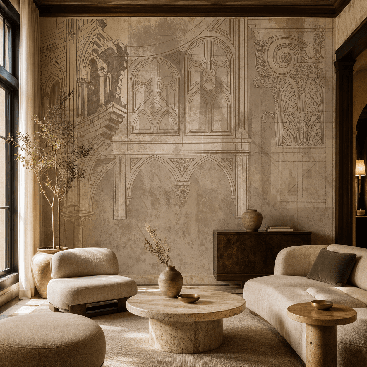 معماري كلاسيكي معتق - موكاب غرفة رقم 2
