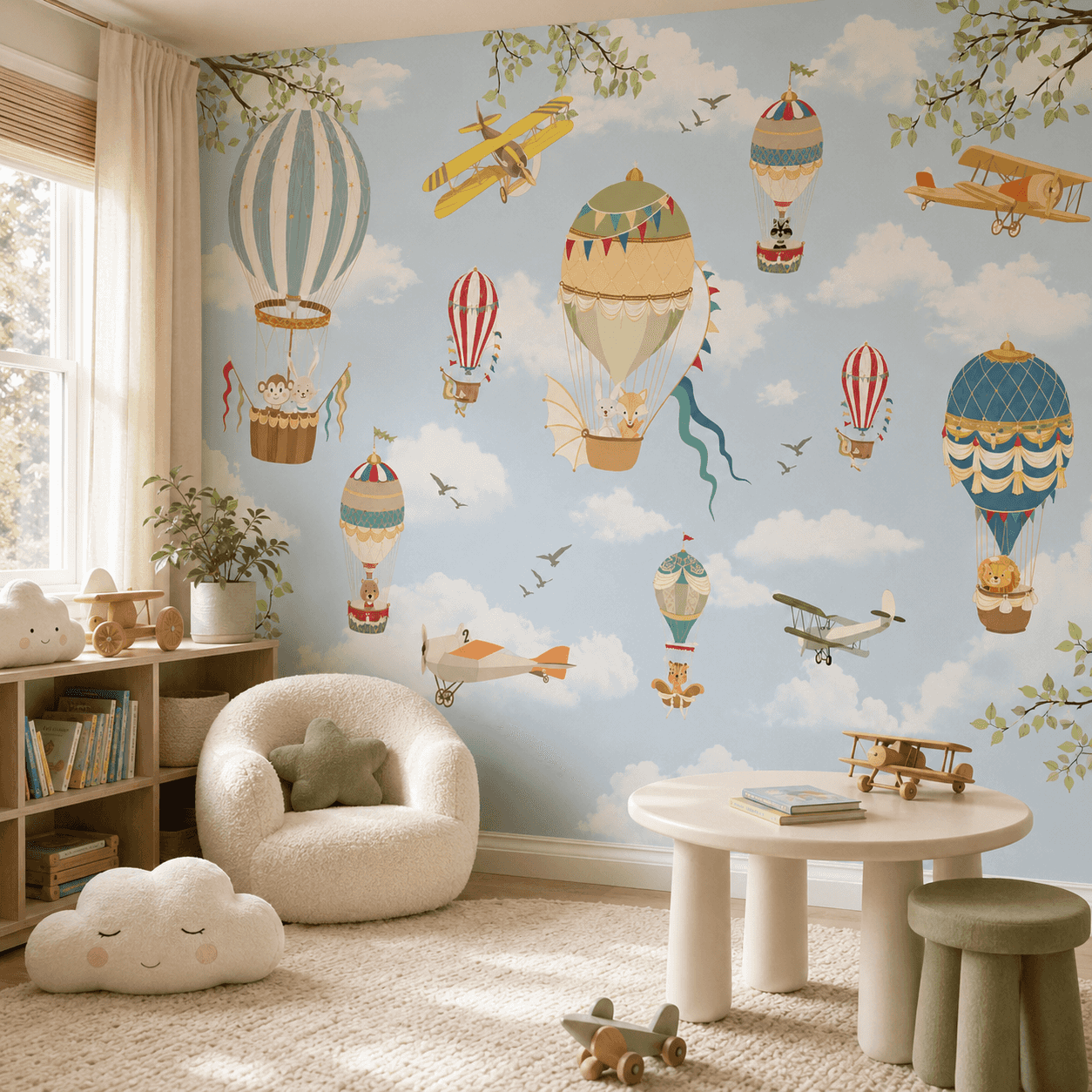 Kids Balloon and Airplane Adventure - room mockup 2