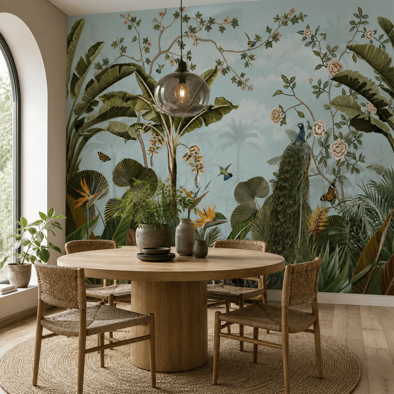 Tropical Peacock Garden