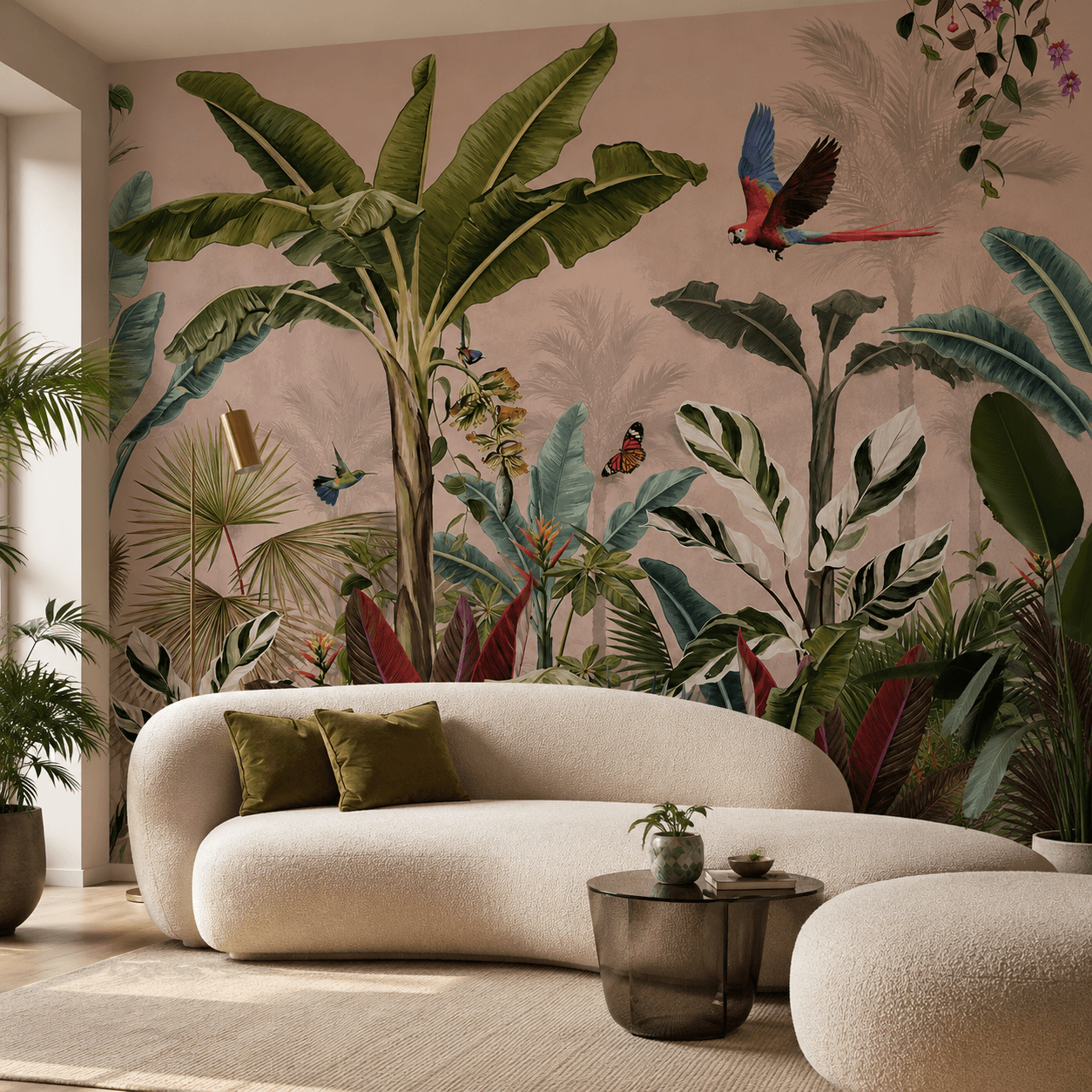 Blush Tropical Jungle